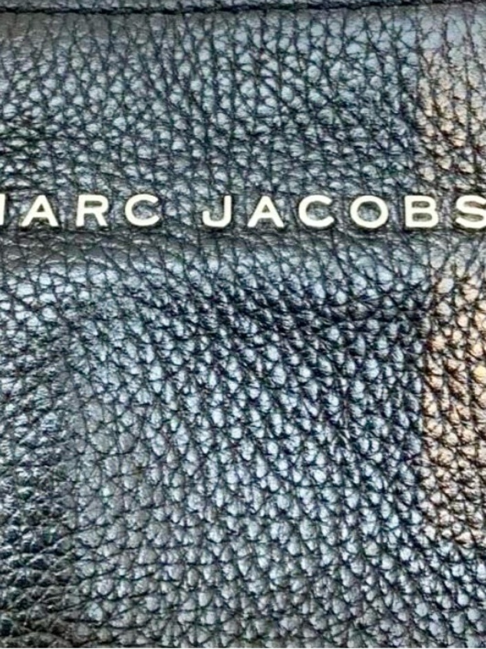 Marc Jacobs Black Pebbled Leather Tote